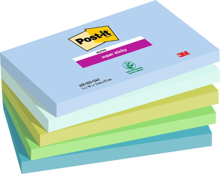 Post-it Super Sticky (76 x 127 mm)