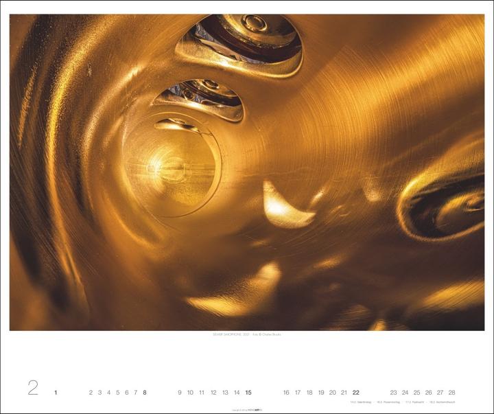 Produktbild Architecture in Music Kalender 2026 - Musikinstrumente von innen (55 x 46 cm, Deutsch)