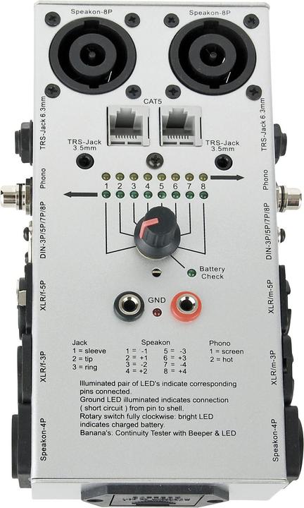 DAP-Audio Tester per cavi Pro