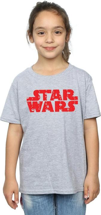Produktbild Star Wars Christmas Logo TShirt Mädchen (116)
