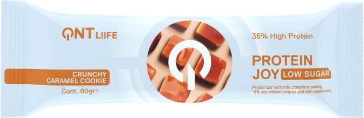 Actual product image QNT 36% Protein Joy Bar Low Sugar Caramel&Cook (Caramel & Cookie, 1 pcs., 62 g)