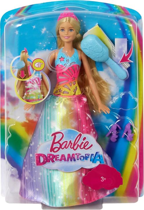 Produktbild Barbie Dreamtopia Regenbogen-Königreich - Magische Haarspiel-Prinzessin