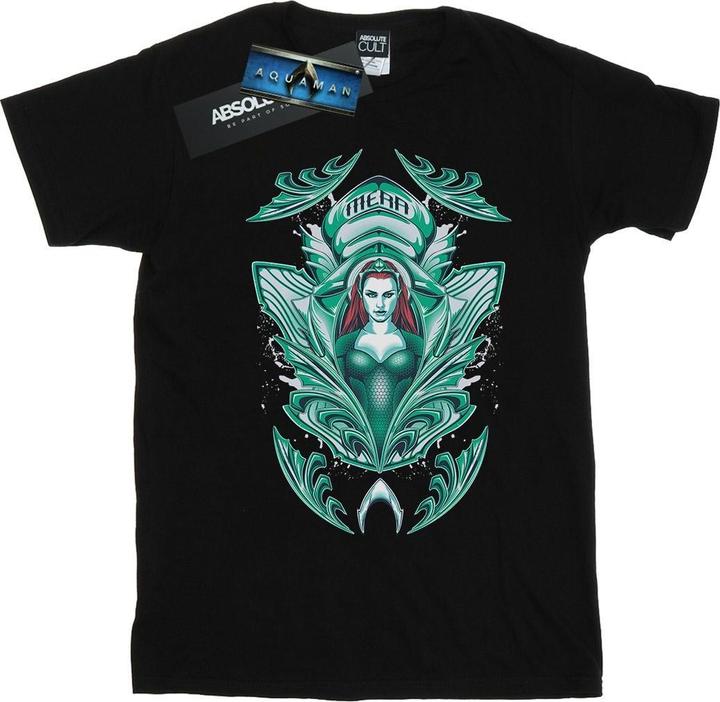 Aquaman Mera Wappen TShirt (S)