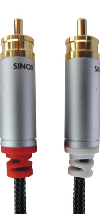 Image du produit Sinox Câble phono. 1,5m. Sort (1.50 m)