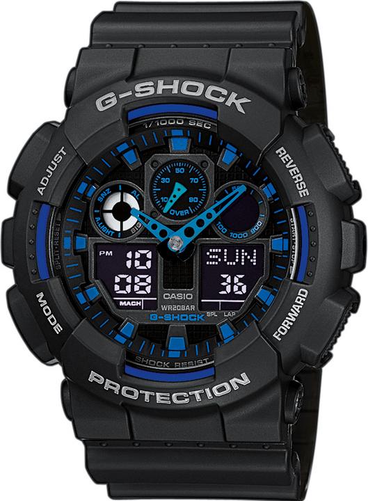 Actual product image G-Shock Ga-100-1a2er (Digital watch, 55 mm)