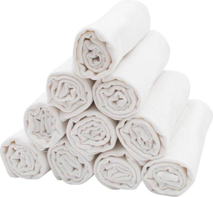 Produktbild New Baby Baumwollwindeln 80x80 cm STANDARD 10 Stück (80 cm)