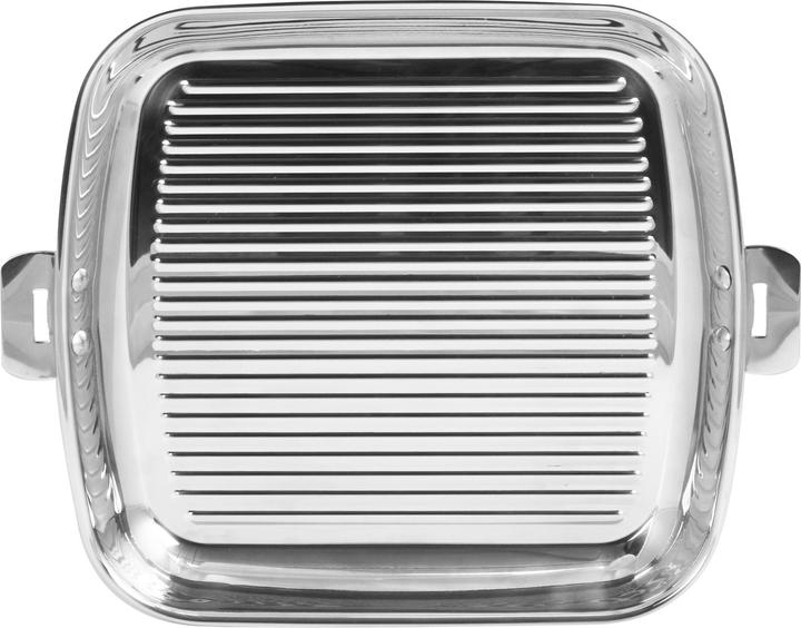 Produktbild Cristel Grillpfanne Casteline 30 x 30 cm, Silber (30 cm, Grillpfanne, Aluminium)