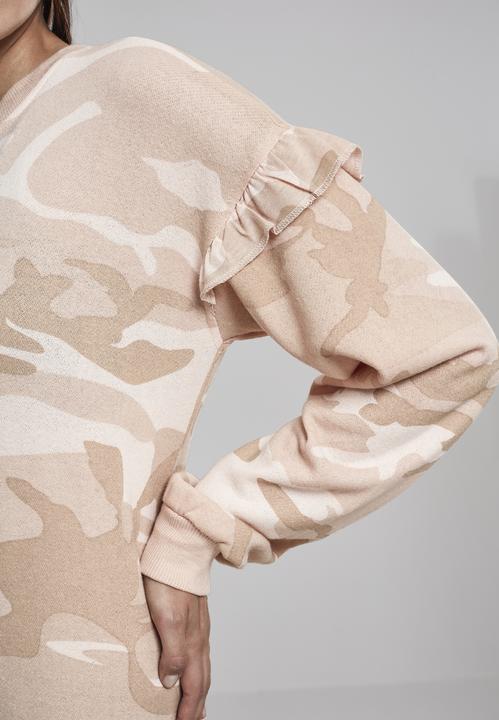 Produktbild Urban Classics Ladies Camo Volant Crew Dress (M)
