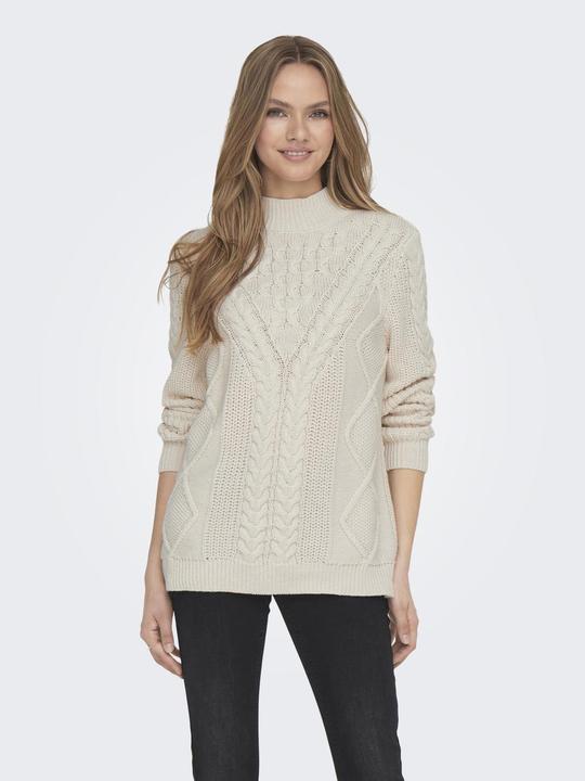 Actual product image Only High neck cable knit jumper (S)