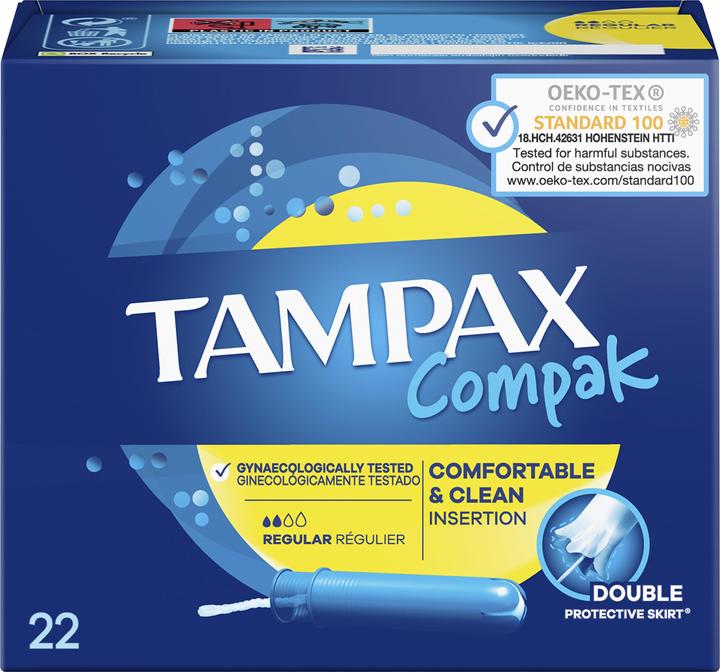 Actual product image Tampax Compak (22 x, Regular)