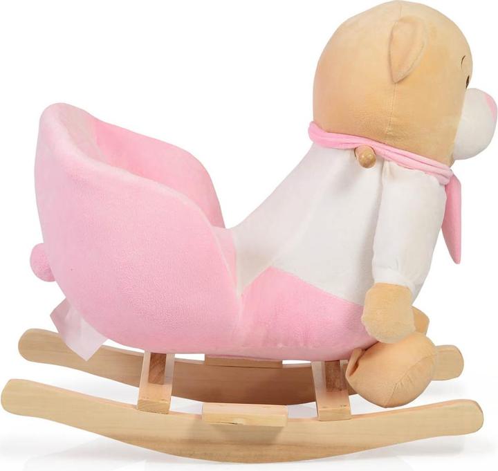 Actual product image Moni Plush rocking bear pink WJ-635