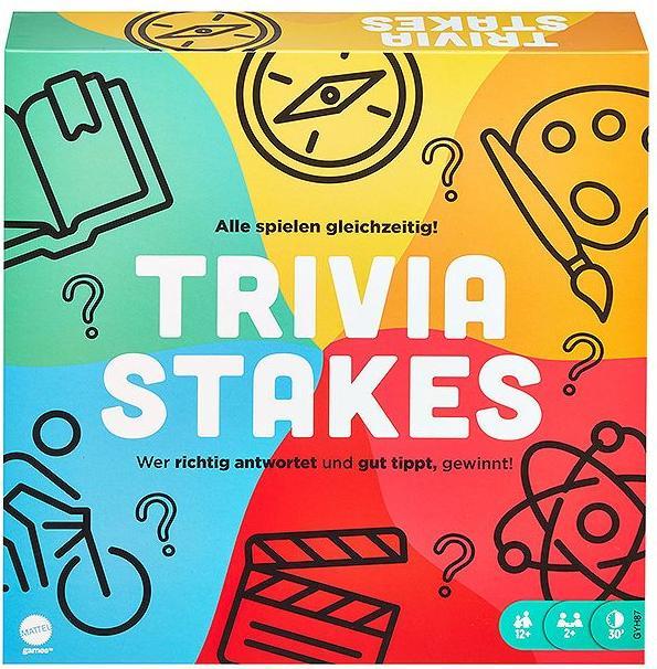 Produktbild Mattel Games Trivia Stakes Quizspiel (Deutsch)