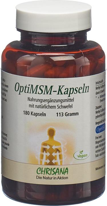 Chrisana Opti MSM Kaps (180 Stück, Kapseln, 149 g)