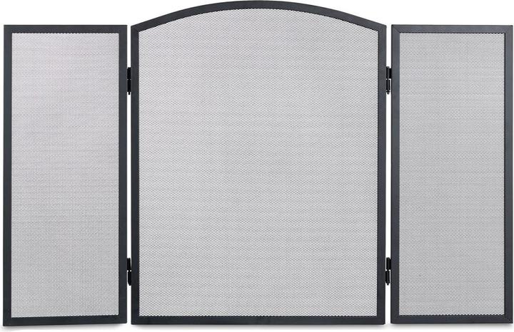 Produktbild Relaxdays Kamin Funkenschutzgitter aus Metall, dreiteilig, 2er-Set