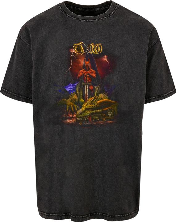 Actual product image Merchcode DIO - Fade Art Acid Washed Oversize Tee - 169611 (S)