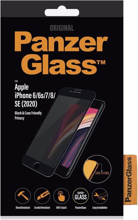 Image du produit PanzerGlass Respect de la vie privée (1 pièce(s), Apple iPhone 6, Apple iPhone 6s, Apple iPhone 7, Apple iPhone 8, Apple iPhone SE (2ème génération), Apple iPhone SE (3ème génération))