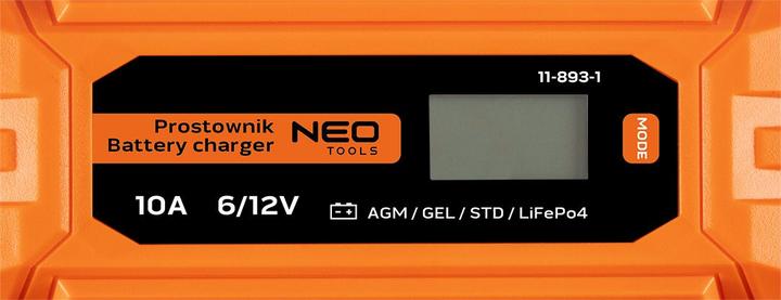 Produktbild Neo Automatik-Ladegerät 10A/160W 3-200Ah für Säure- / AGM-/GEL-Batterien (12V, 10 A)