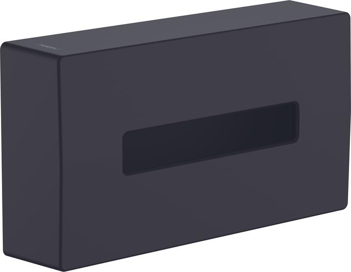 hansgrohe AddStoris Kosmetiktuchbox, Wandmontage, mattschwarz