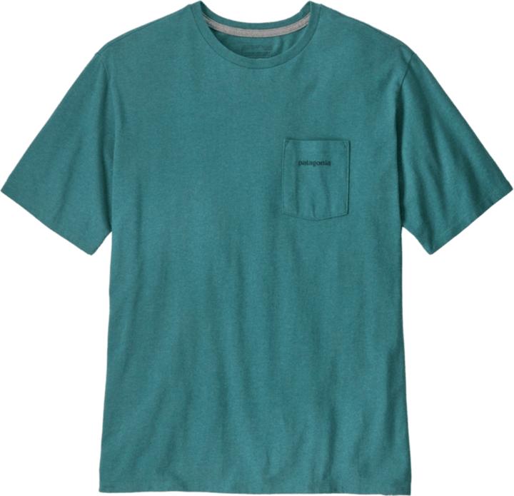 Immagine prodotto Patagonia M's Boardshort Logo Pocket Responsibili-Tee -Wetland Blue -S (S)