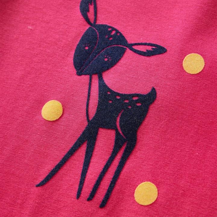 Immagine prodotto VidaXL Camicia a maniche lunghe per bambini rosa brillante 104,Materiale: 95% cotone (104)