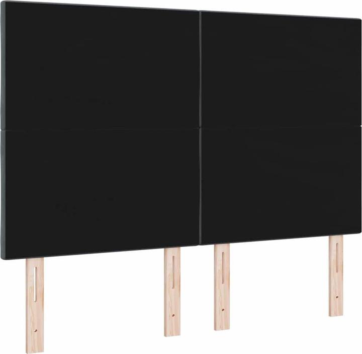 Produktbild VidaXL Kopfteil Diamantblock-Design Dunkelgrau 140 cm Velours (40 x 7 cm)