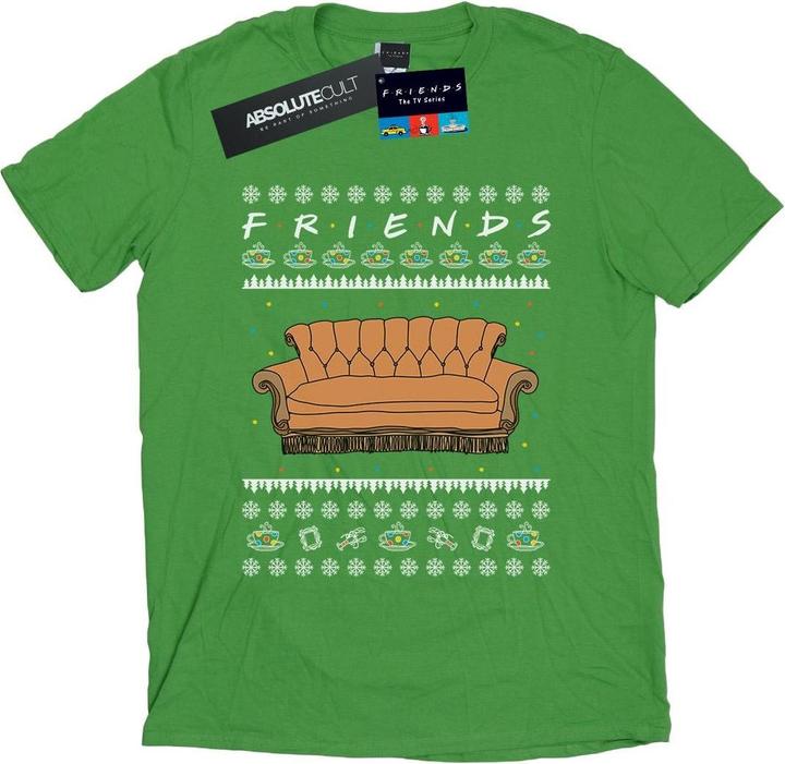 Friends Fair Isle Couch TShirt (L)
