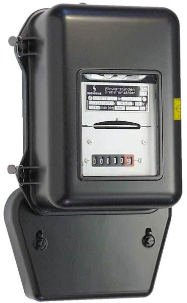 Produktbild Wechselstromzähler 10/40A 230V Klasse 2/Schaltung 1000 geeicht reg.