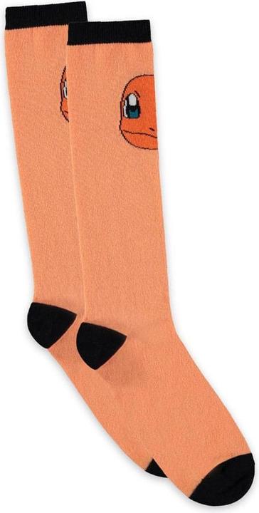 Actual product image Difuzed Socks 1 Pair Pokemon Charmander Number (Single pack, 35, 38)