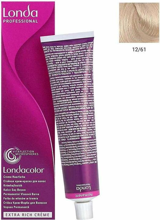 Actual product image Londa Cream Hair Dye Colour 12/61 special blond violet-ash 60ml (12, 61 special blonde violet-ash)