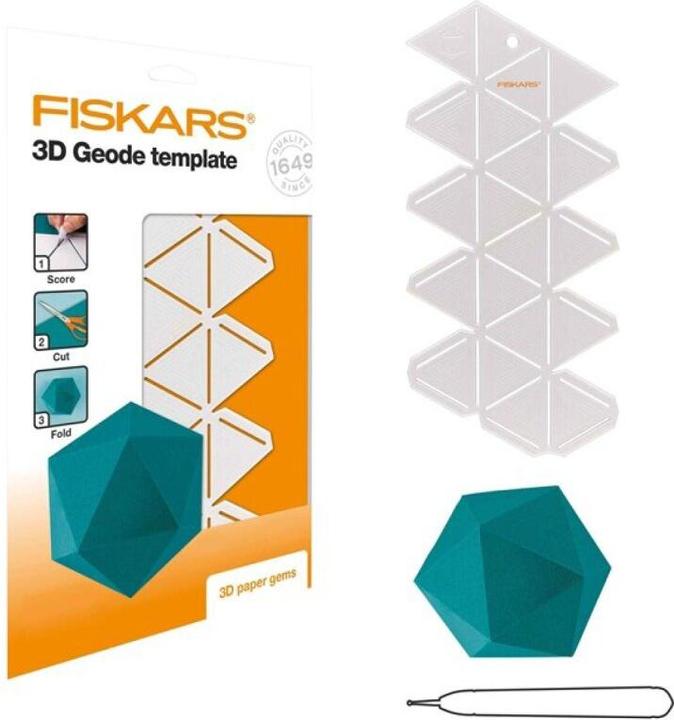 Produktbild Fiskars 1059566 3D Papier-Juwel, Kunststoff, Weiss (30 cm)