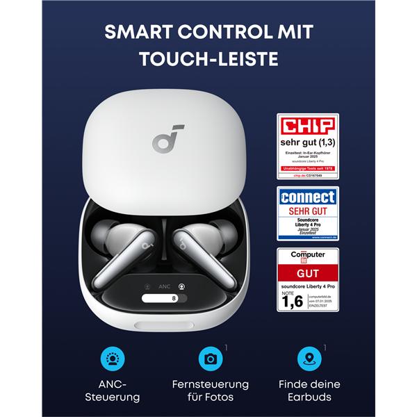 Produktbild soundcore Liberty 4 Pro (ANC, 7.50 h, Kabellos)
