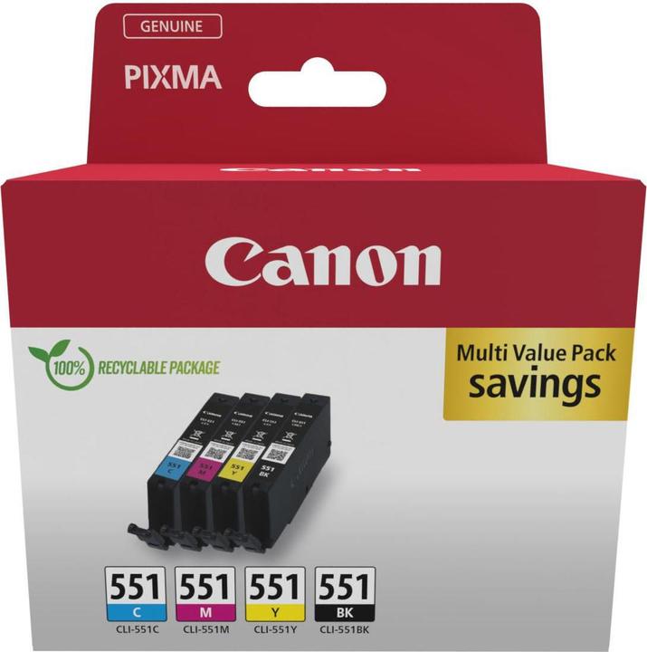 Image du produit Canon CLI-551 (M, C, Y, CF)