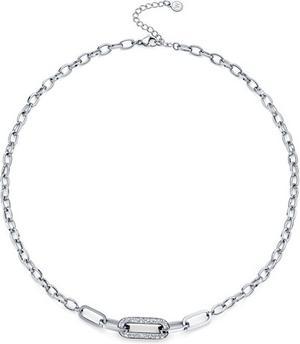 Oliver Weber Collection Oliver Weber - Tane Crystal Spirit Steel Necklace 12277