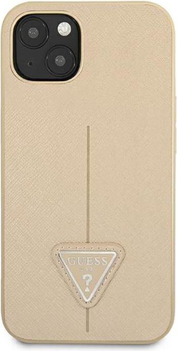 Immagine prodotto Guess GUHCP14SPSATLE Custodia rigida iPhone 14 6.1" beżowy/beige SaffianoTriangle Logo (Apple iPhone 14)
