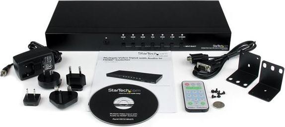 Produktbild StarTech HDMI Konverter Switch - HDMI/ VGA/ Component/ S-Video Skalierer - HDMI Wandler schaltet zwischen...