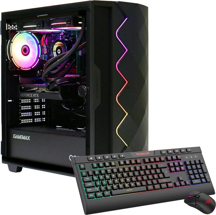 Image du produit Hyrican Gamemax Diamond BK 7449 Ryzen 5 7600X3D 32GB/1TB SSD RTX 5070Ti Win11 (AMD Ryzen 5 7600X3D, 32 Go, 1000 Go, GeForce RTX 5070 Ti)