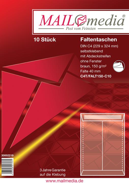 Actual product image Elepa Folding pocket Natron Natron brown, size: C4, paper: 150 gsm (10 x)