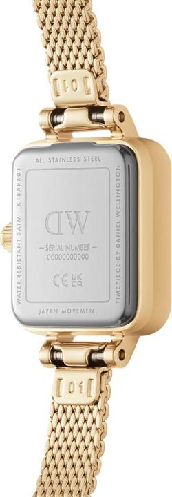 Productafbeelding Daniel Wellington Quadro Mini Evergold Amber Goud (Analoog horloge, 15.50 mm)