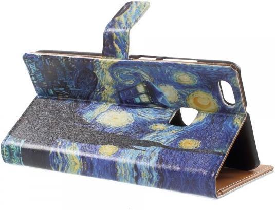 Actual product image Leather case with pattern