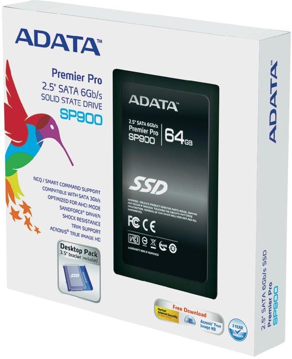 Actual product image Adata Premier Pro SP900 64GB (64 GB, 2.5")