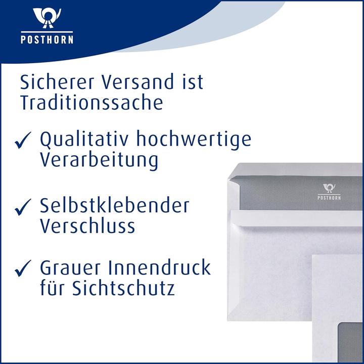 Produktbild Eurokuvert Briefumschläge C6 mit Sichtfenster (1000 Stück) (C6, 1000 x)