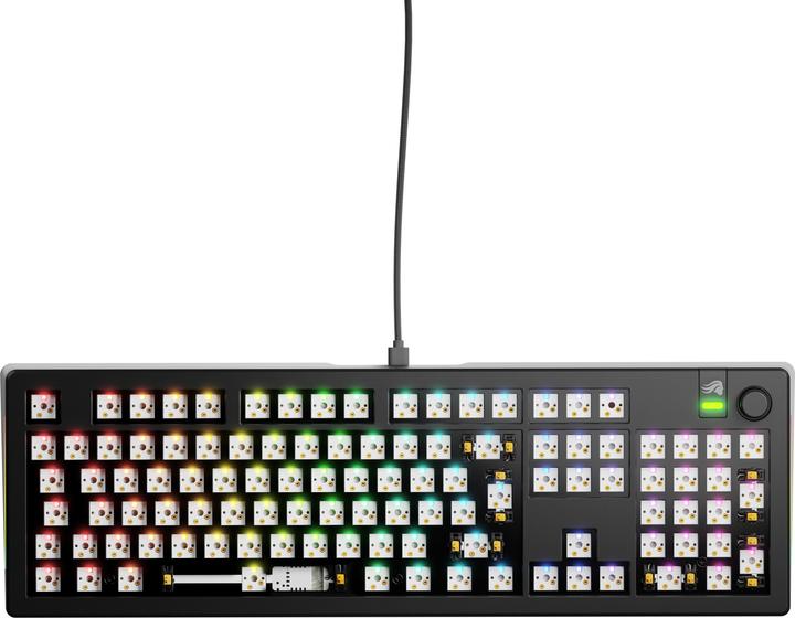 Immagine prodotto Glorious GMMK 3 100% Barebones con cavo nero - ISO (DE, Cablato)