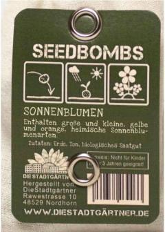 Immagine prodotto Die Stadtgärtner Bombe di semi di girasole (Bomba da seme)