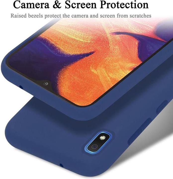 Productafbeelding Cadorabo TPU Liquid Silicone Case Cover (Samsung Galaxy A10, HTC One M10)