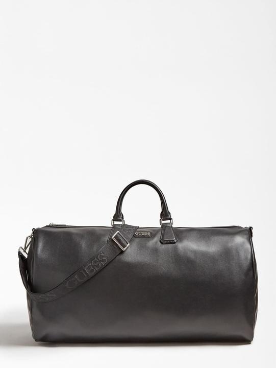 Immagine prodotto Guess Dan, Synthetic Leather, Textile Bag, Weekend Bag, Black, For Men