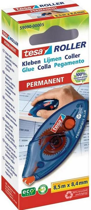 Produktbild tesa 5x Kleberoller permanent, Einweg