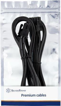 Produktbild Silverstone 8 Pin PCIe zu 6+2 Pin PCIe Kabel 350mm