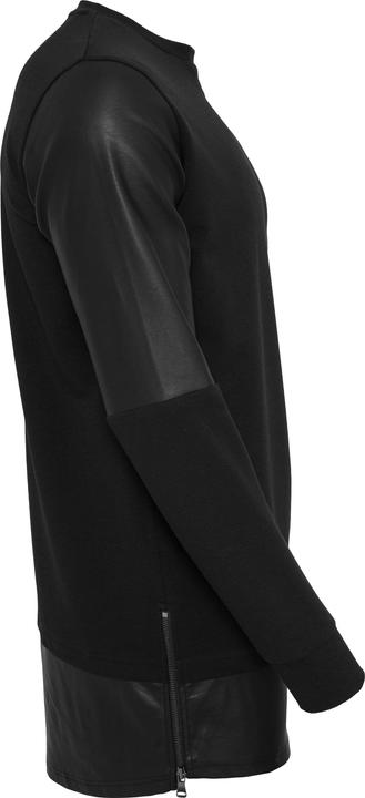 Image du produit Urban Classics Long Zipped Synthetic Leather Crewneck (M)