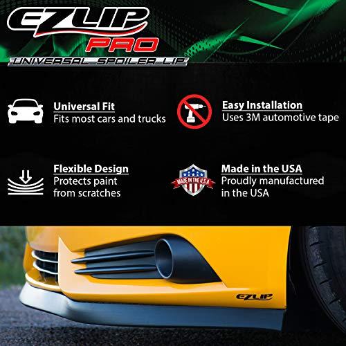 Produktbild Ezlip EZ Lippe pro universal flexibel - Spoilerlippe inkl. Montagematerial (Schwarz, 1x)