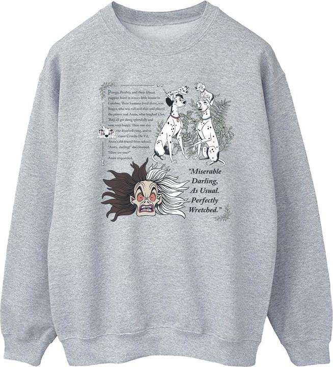 Disney 101 Dalmatians Miserable Darling Sweatshirt (L)